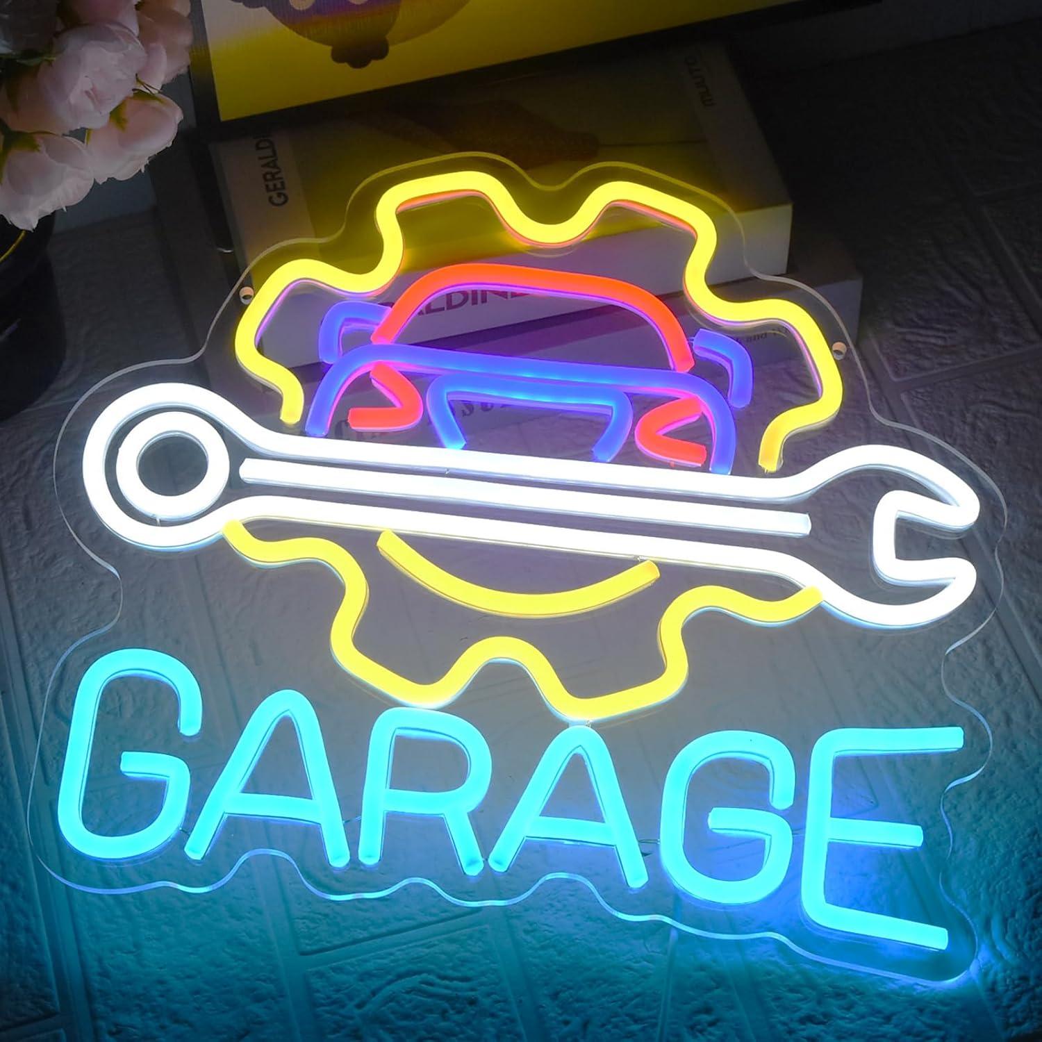 Garage Neon Sign USB Powered L - Auto Repair Shop recension och pris