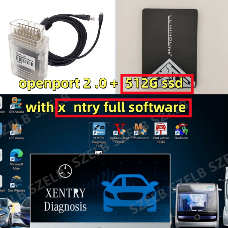 Xentry newest full diagnostic  - Auto Repair Shop Diagnostics recension och pris