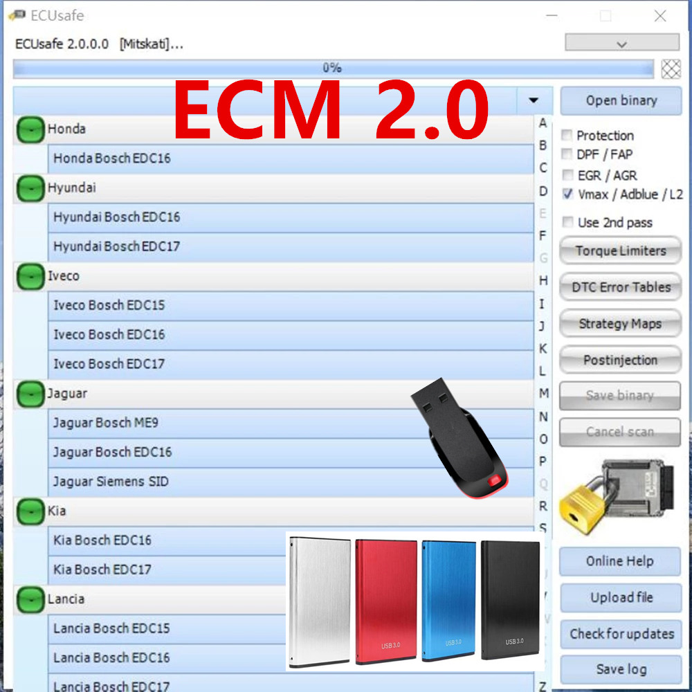 2025 Hot Selling ECUSafe 2.0 E - Auto Repair Shop Diagnostics recension och pris