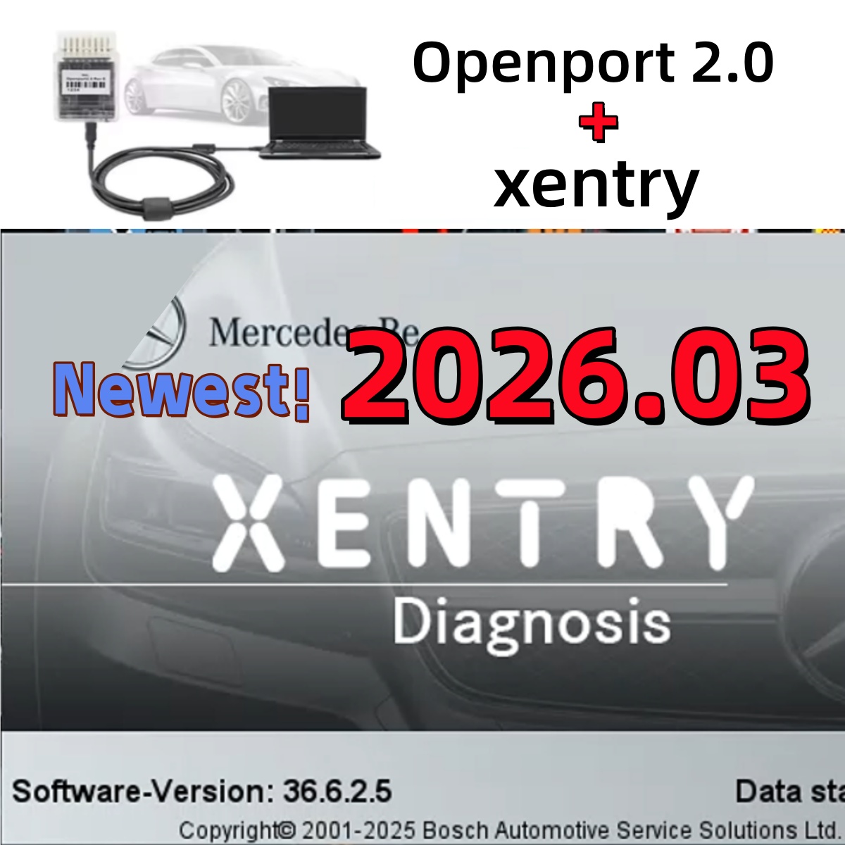 Xentry 2026.3 Full Software Ne - Auto Repair Shop Diagnostics recension och pris