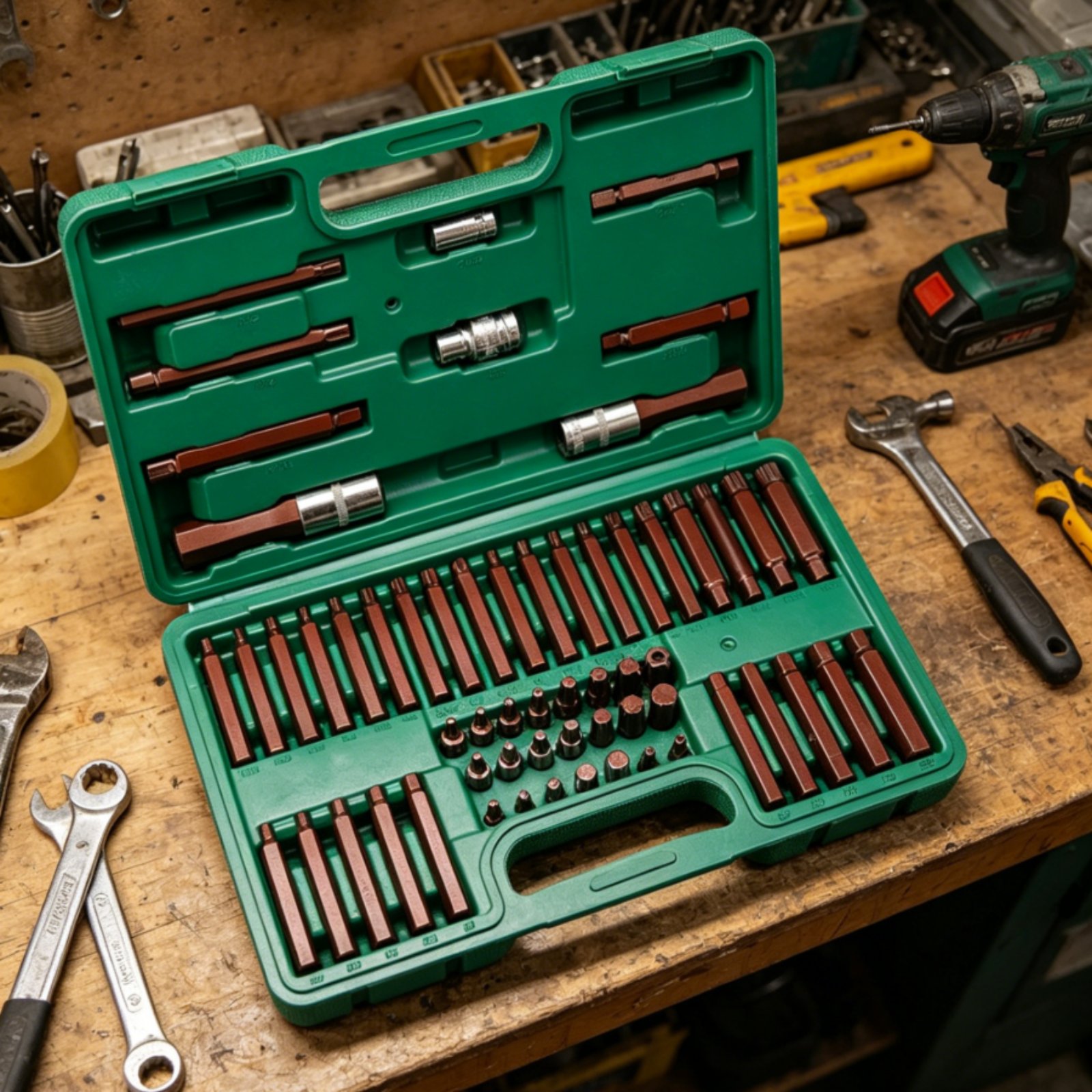 60 Pieces Star Drive Bit Set H - Auto Repair Shop recension och pris