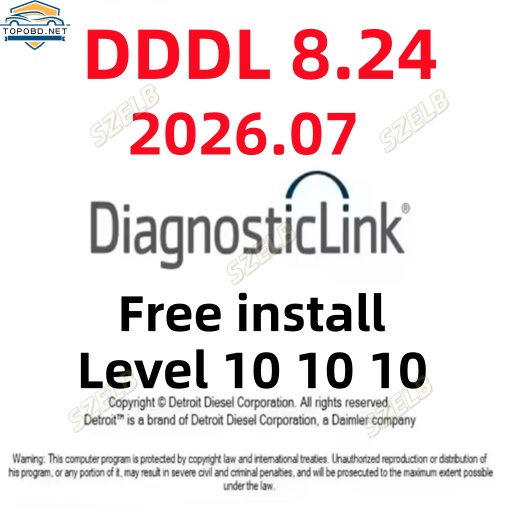 Newest 2026.07 DDDL 8.24 Level - Auto Repair Shop Diagnostics recension och pris
